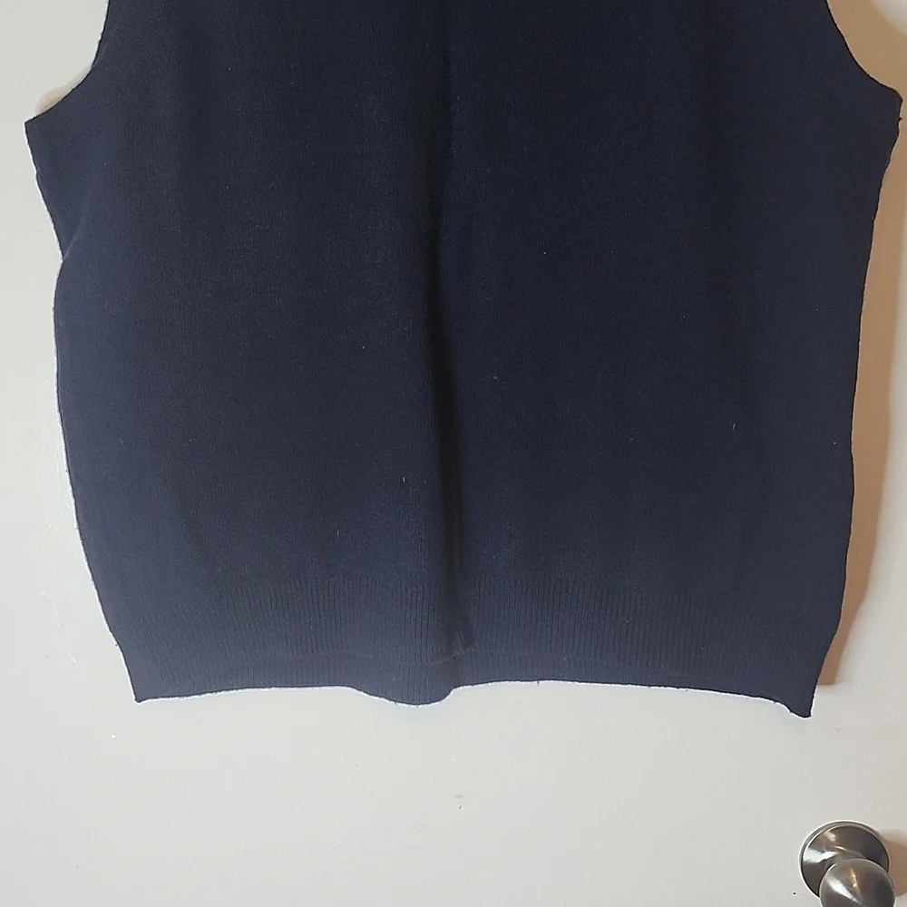 J.crew Men's Black V-Neck Sweater Vest